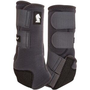 Classic Equine Legacy 2 Protective Boot Hind CLS202 Charcoal Large